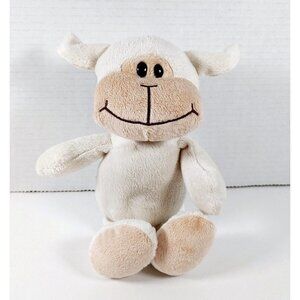 Ferrero Kinder Cream Tan Baby Lamb Plush  Beige Ivory Sheep Stuffed Anim…